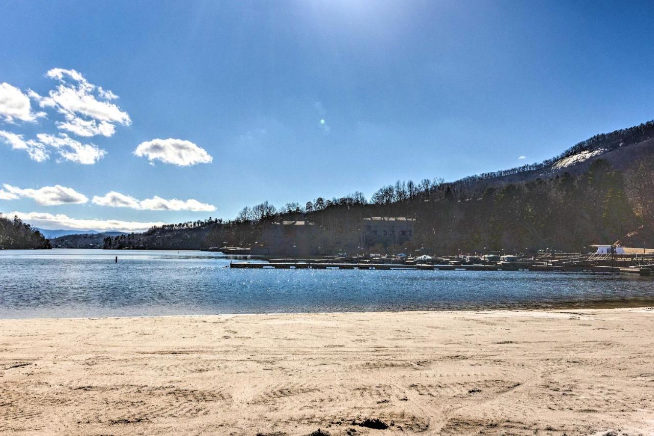 Luxe Rumbling Bald Retreat With Deck And Mountain View Villa Lake Lure Exteriör bild